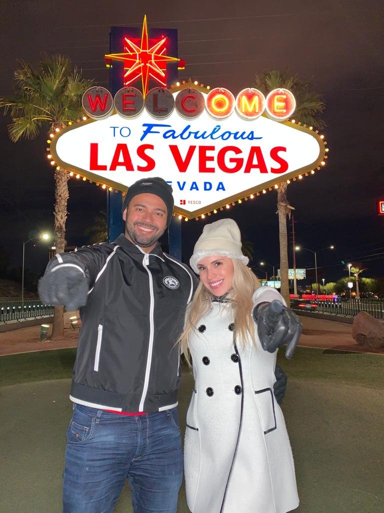 Casal em Las Vegas