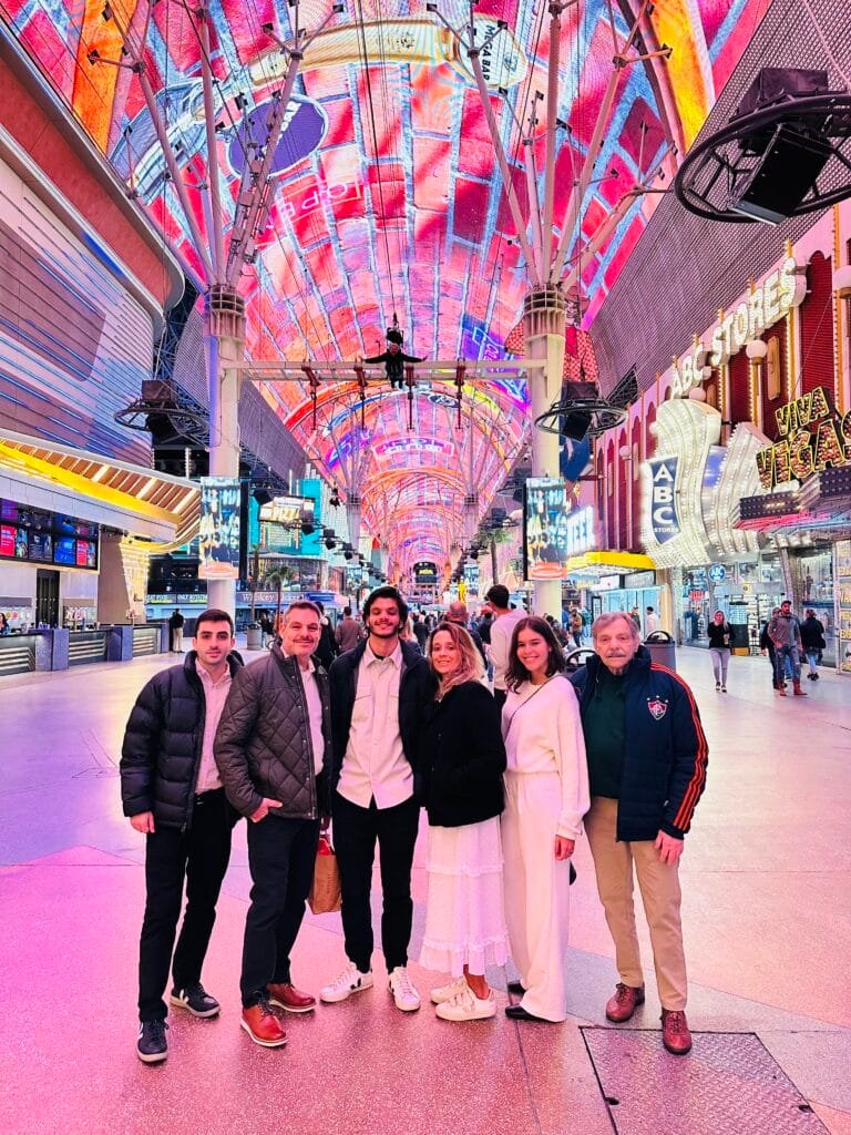 Grupo de passeio no City Tour em Las Vegas