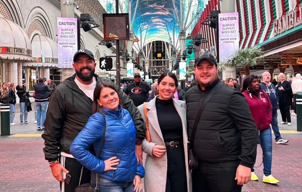 Pessoas no City Tour em Las Vegas