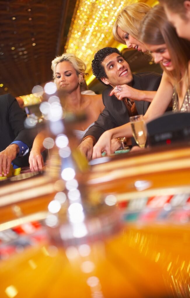 Pessoas no Cassino em Las Vegas