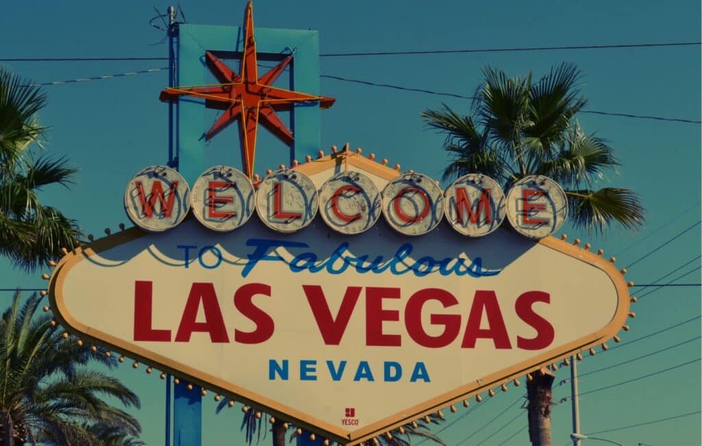 Placa Welcome to Las Vegas