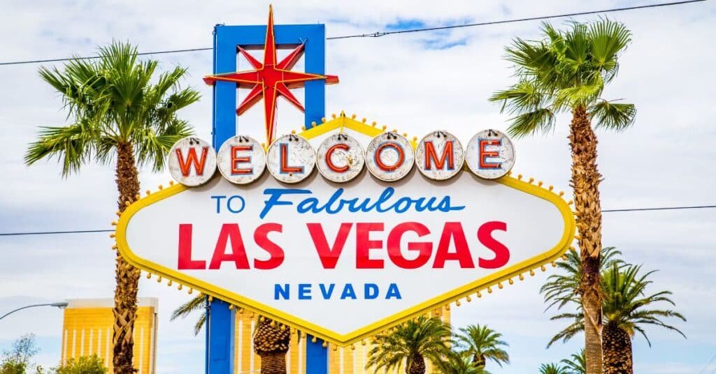 letreiro de las vegas